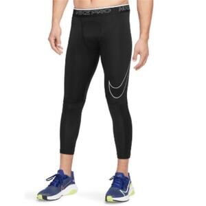 Nike Men's Dri-FIT Pro 3/4 Training Tights in Black/White at Nordstrom,  Large